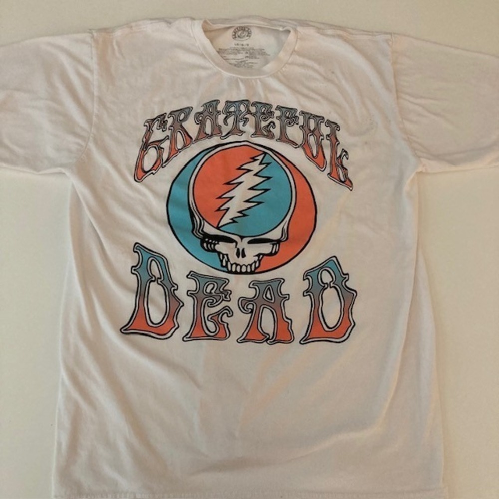 Grateful Dead Steel Your Face white T shirt 19 x 26 L